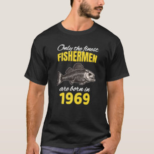 53ste verjaardag Vissers zijn geboren in 1969 Vi T-shirt