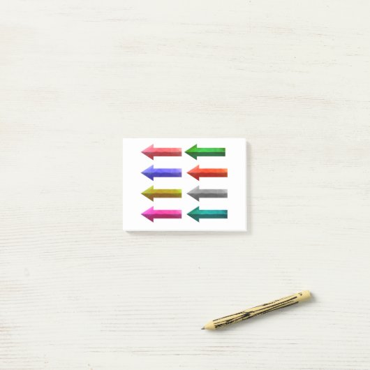 5424Kleurpijlen Post-it® Notes (Op bureau)