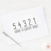 54321 OVALE STICKER (Envelop)