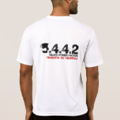 5442 Microfiber Sport Terug T-shirt (Achterkant)