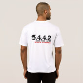 5442 Microfiber Sport Terug T-shirt (Achterkant volledig)