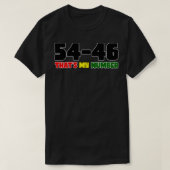 5446 Dat is mijn nummer T-shirt (Design voorkant)
