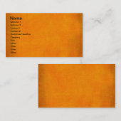 5451_sport ORANJE POPSICLE TEXTURE ACHTERGROND TEM Visitekaartje (Voorkant / Achterkant)