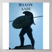 545_King_Leonidas_statue, MALON LABE Poster (Voorkant)