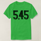 545 mm kaliber 2 t-shirt (Design voorkant)