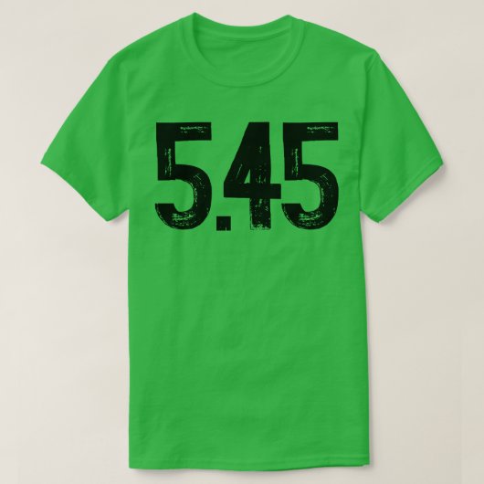 545 mm kaliber 2 t-shirt (Design voorkant)