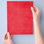 547_massief-rood-papier, SOLID RED ACHTERGRONDTEXT Flyer (Hand)