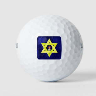 5482Star van David Golfballen