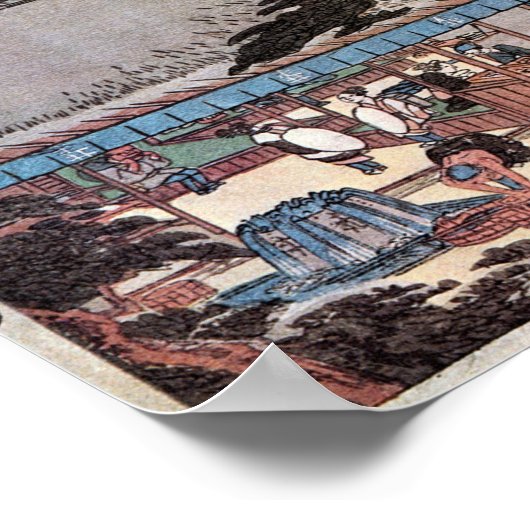 54. 大 宿, 広 重 POSTER (Hoek)