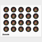 54 1969 Wildflower 54e Ronde Sticker (Vel)
