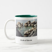 54. Cirkel van Stenen 9-00, 54. 300-100 ... Tweekleurige Koffiemok (Links)