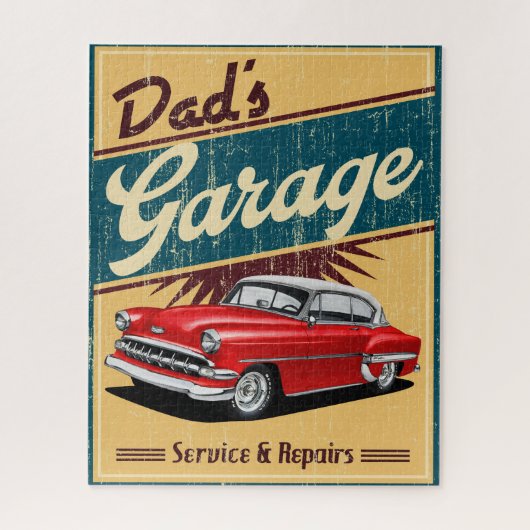 54 Classic Garage Legpuzzel (Verticaal)