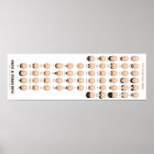 54 Faciale haarstijlen Poster (Voorkant)