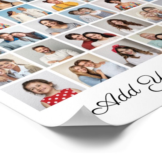 54 Fotocollage Voeg uw eigen Poster voor groet toe (Hoek)
