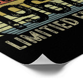 54 jaar Old Gifts August 1968 Limited Edition Poster (Hoek)