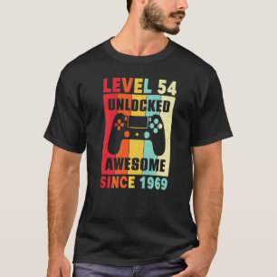 54 jaar oud Geweldige sinds 1969 Vrouwen Mannen 54 T-shirt