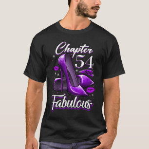 54 Jaar oud hoofdstuk 54 & Fabulous 54ste verjaard T-shirt