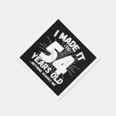 54 Jaar Oud Sarcastisch Meme Grappig 54e Verjaarda Servet (Hoek)