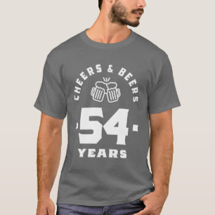 54 jaar oude cadeau 54e verjaardag van cadeauide t-shirt