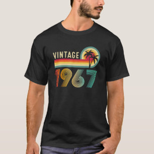 54 jaar oude Gift 1967 Retro 54th Birthday T-shirt