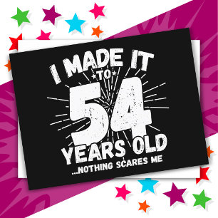 54 Jaar Oude Sarcastische Meme Leuk 54ste Verjaard Briefkaart