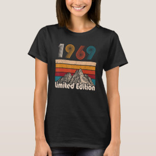 54 jaar oude Vintage 1969 54e verjaardag T-shirt