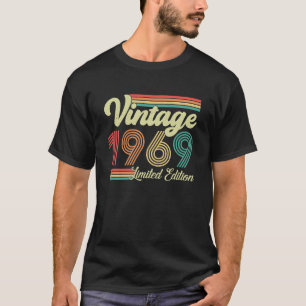 54 jaar oude Vintage 1969, geboren in 1969 54e T-shirt