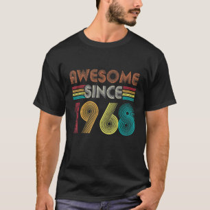 54 jaar oude Vintage Geweldige sinds 1968 Retro 54 T-shirt
