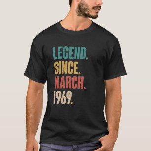 54 maart 54 jaar oud azijnmerk t-shirt