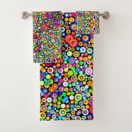 54 Pareltjes handdoeken SET