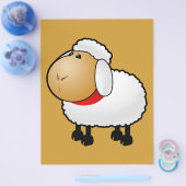 54-vrije-Cartoon-Schapen-Clipart-Illustratie Flyer (Enkel)