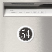 #54 Zwarte cirkel Magneet (Insitu (Vaatwasser))