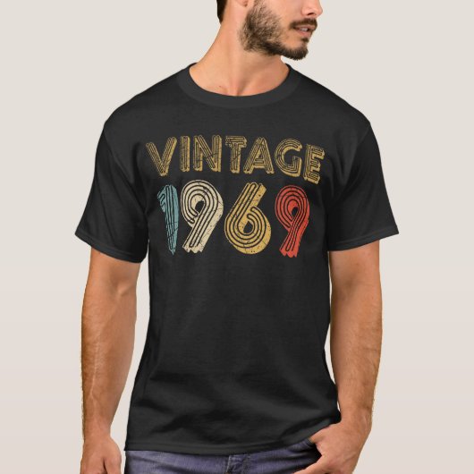 54e Birthday Gift  1969 T-shirt (Voorkant)