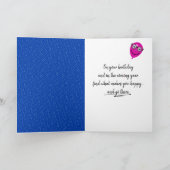 54e geboortedag met luchtballonnen kaart (Binnen)