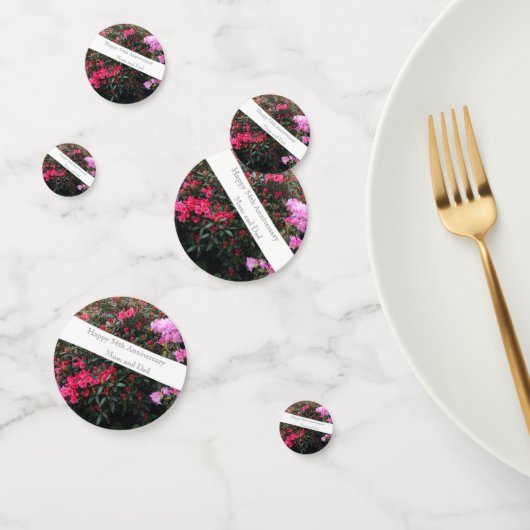 54e huwelijk confetti (Groep)