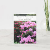 54e Jubileum voor bruiloft Kaart (Voorkant)