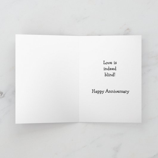 54e Jubileum Wenskaart bruiloft Kaart (Binnen)