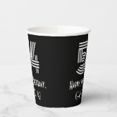 54e verjaardag — Art Deco Geïnspireerde look "54"  Papieren Bekers (Links)