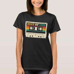 54e verjaardag Best of 1968 Cassettebandje 54 jaar T-shirt