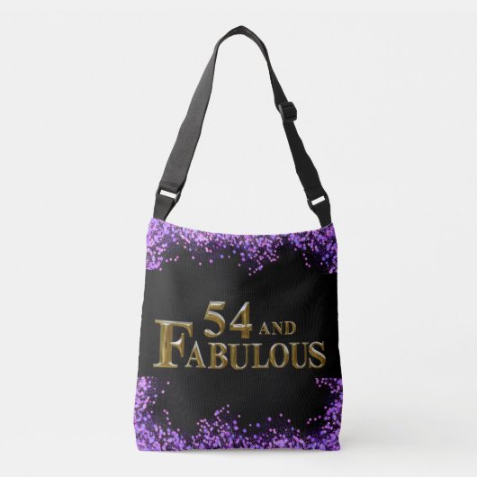 54e verjaardag crossbody tas (Voorkant)