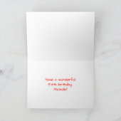 54e verjaardag: Fun, kleurrijk gevuurwerk Kaart (Binnen)