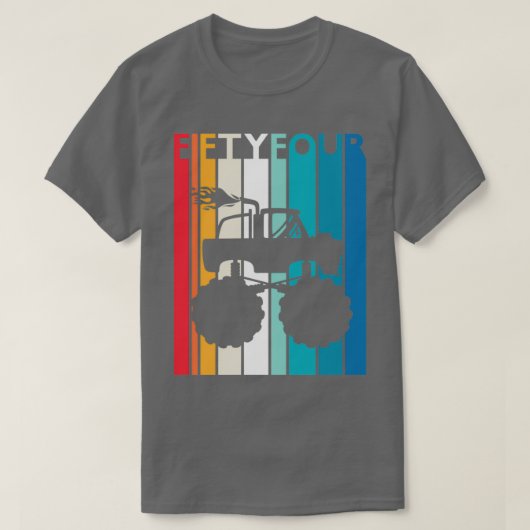 54e verjaardag Gift Monster Truck Shirt 54 jaar ou (Design voorkant)