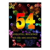 54e verjaardag nog steeds springend (Voorkant)