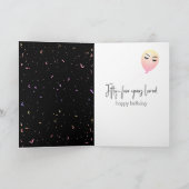 54e verjaardag van de luchtballonnen en Confetti Kaart (Binnen)