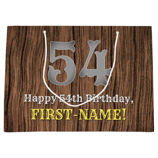 54ste verjaardag: Country Western geïnspireerd uit Groot Cadeauzakje (Voorkant)