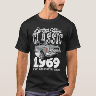 54ste verjaardag Vintage Oldtimer 1969 Verjaardag T-shirt
