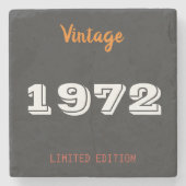 54th Birthday Stone Onderzetter –  1972 Limited (Voorkant)