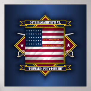 54th Massachusetts V.I. Poster