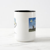552 ACW Personeel Mok, gepersonaliseerd Tweekleurige Koffiemok (Center)
