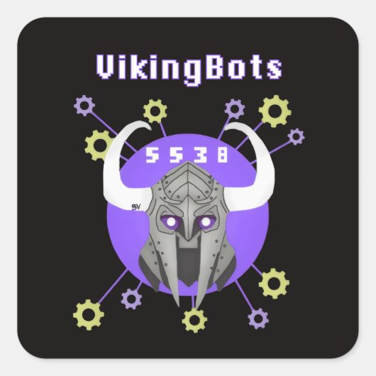 5538- Season25/26- Swag  Vierkante Sticker (Voorkant)